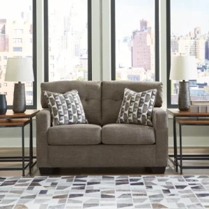 Mahoney Chocolate Love Seat