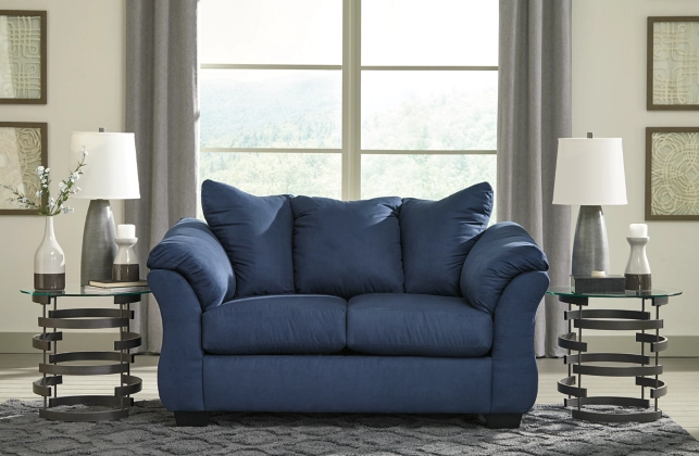 Darcy Blue Living Room Collection - Image 5