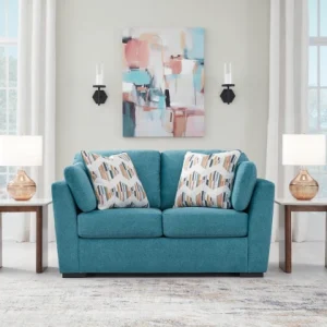 Keerwick Teal Loveseat