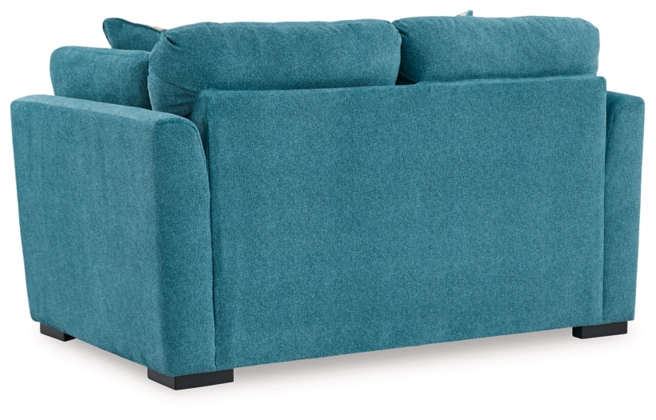 Keerwick Teal Loveseat - Image 2