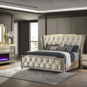 Lorient Ivory & Camel Bedroom Collection