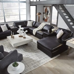 ModMax II 8-Piece Sectional with Right Facing Chaise and Audio Consoles
