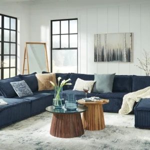 Bales Blue 7-Piece Modular Seating