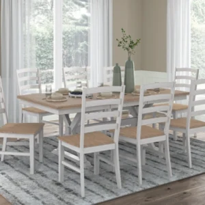 Purlaney Dining Table and 8 Chairs