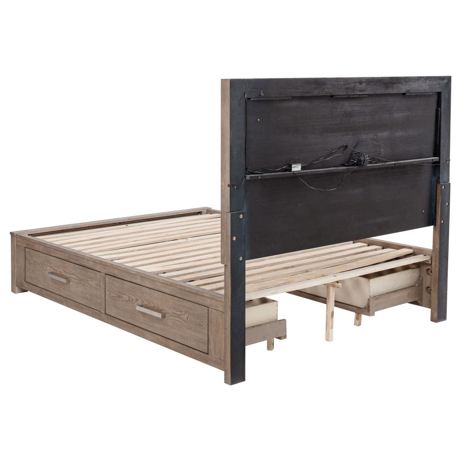 Kenora California King LED Storage Bed - Image 3