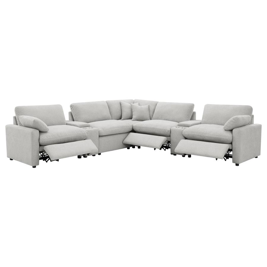 Collins 7 Piece Power Recliner Sectional - Image 2