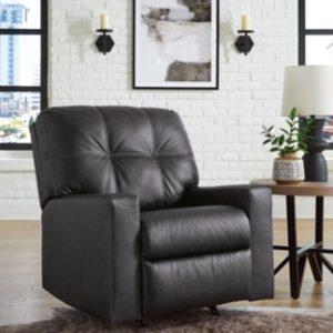 Barlin Mills Black Recliner