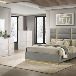 Ines Grey Bed Room Collection