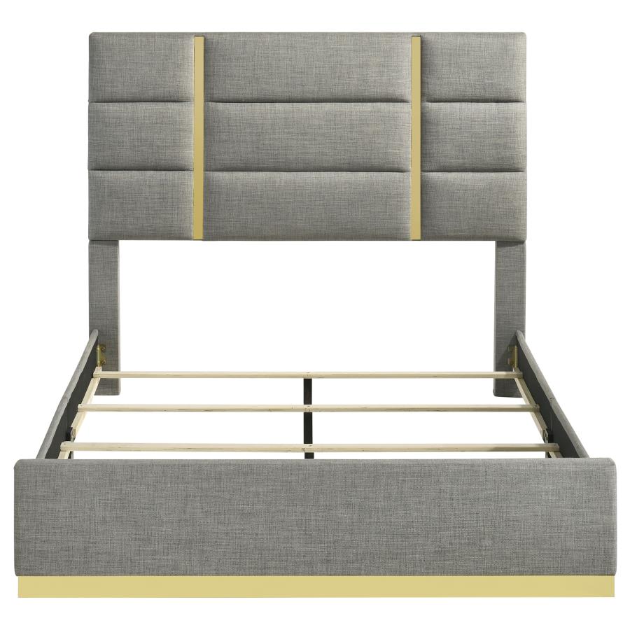 Ines Grey King Size Bed - Image 2